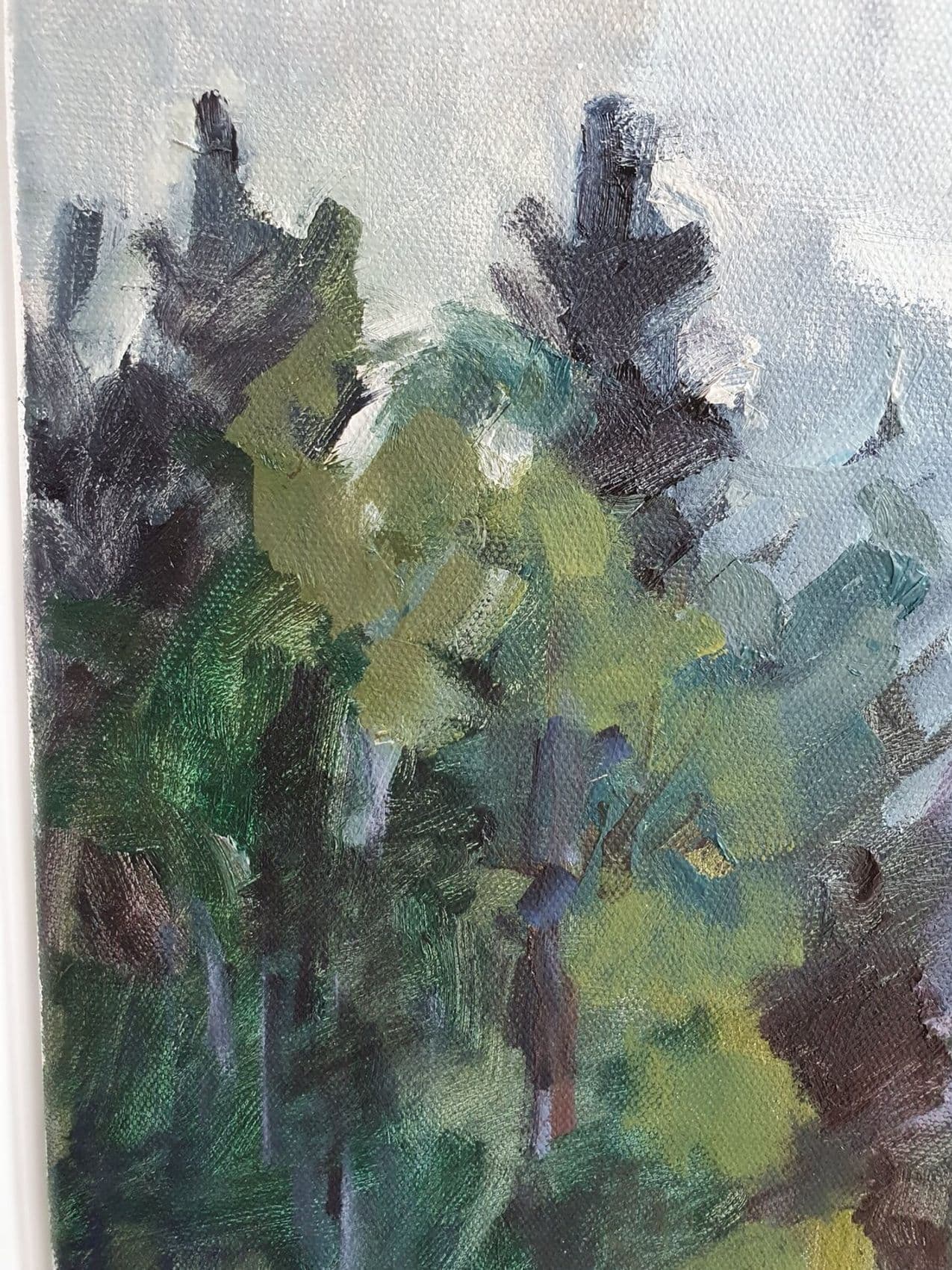 "Berg im Nebel" Etüde — Ansicht 9
