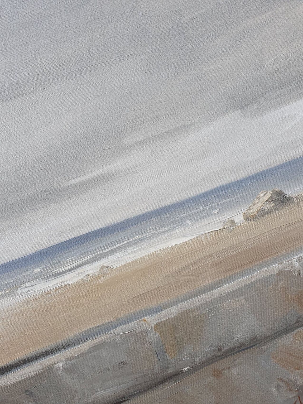 Lesendes Mädchen am Strand — Ansicht 7