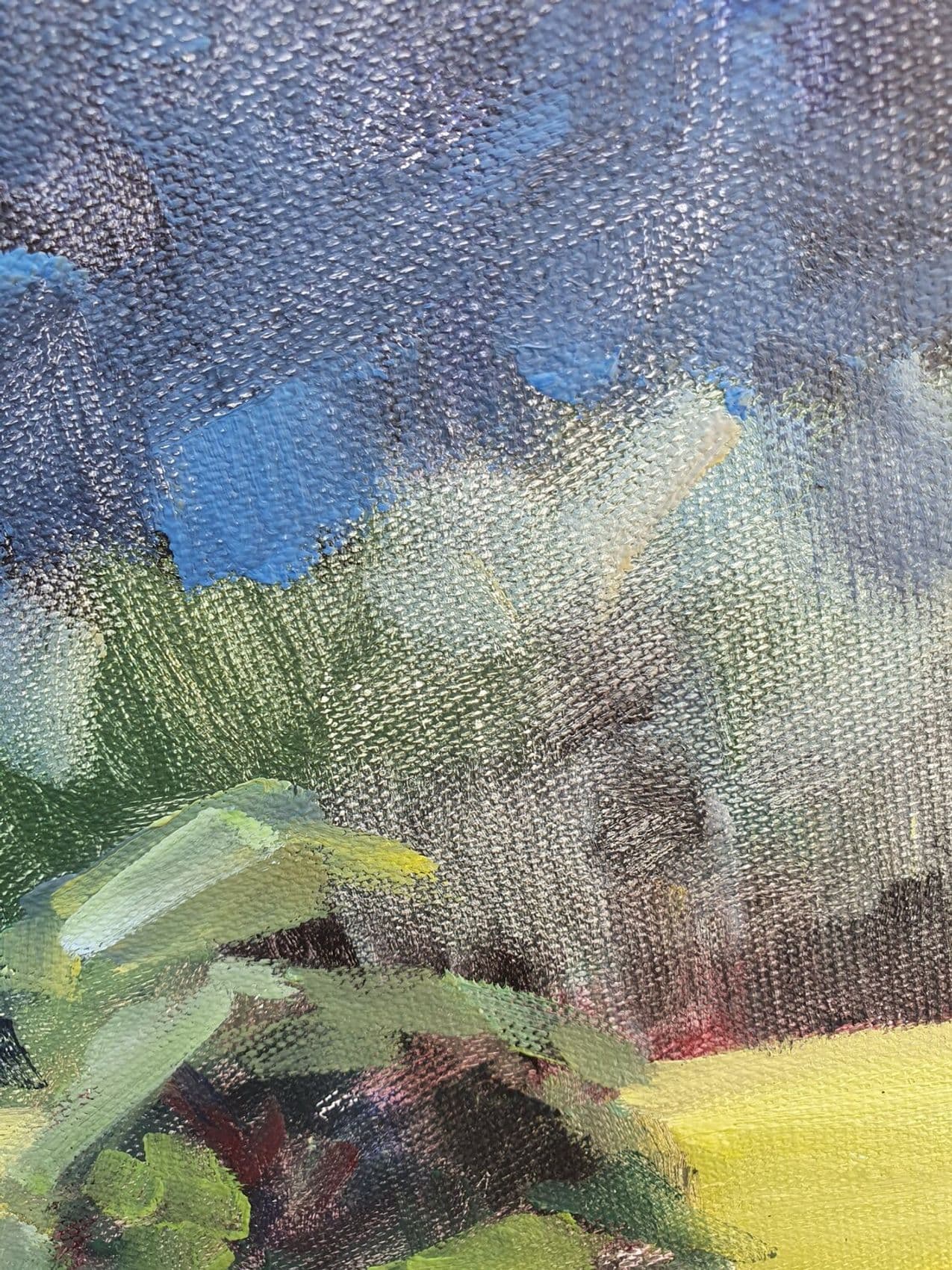 "Schattenspiel unter den Obstbäumen" Etüde — Ansicht 5