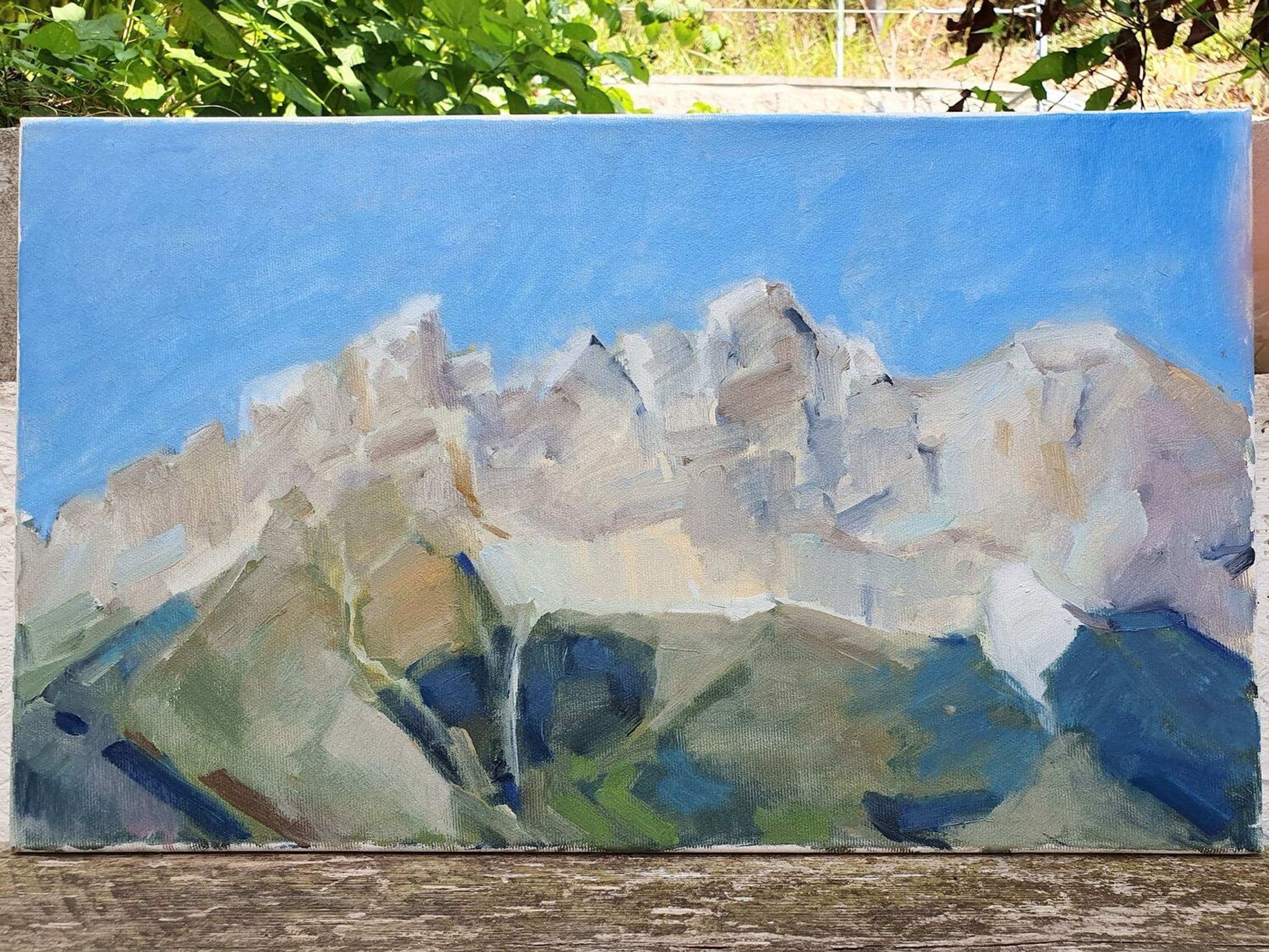 "Wilde Kaiser" Etüde — Ansicht 1