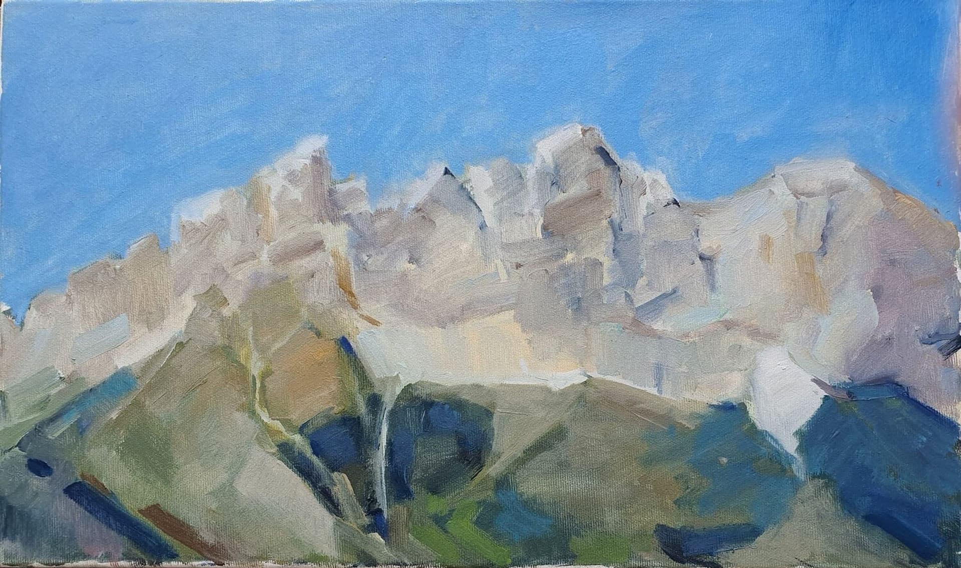 "Wilde Kaiser" Etüde — Raumansicht
