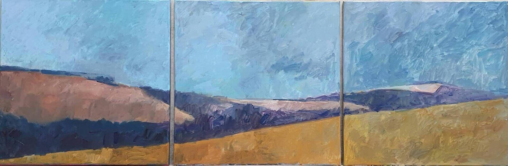 Winterlandschaft Triptychon